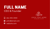 Medieval Soldier Outline  Business Card Image Preview