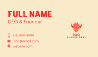 Bison Flame Barbecue Business Card Image Preview