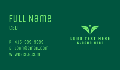 Green Cobra Wings  Business Card Image Preview
