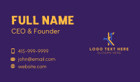 Cloth Hanger Fashion Business Card Design