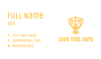 Yellow  Chalice Business Card Image Preview