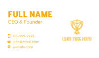Yellow  Chalice Business Card Image Preview