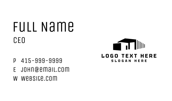 Warehouse Depot Storage Business Card Design Image Preview