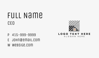 Roof Realty Repair Business Card Image Preview