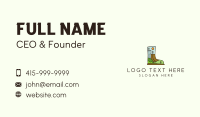 Outdoor Hiking Boots Business Card Preview