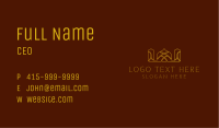 Religious Arabic Temple Business Card Image Preview