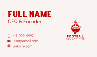 Fire Barbecue Grill Business Card Image Preview