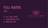 Lotus Flower Spa Business Card Image Preview