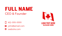 Canada Maple Flag  Business Card Image Preview