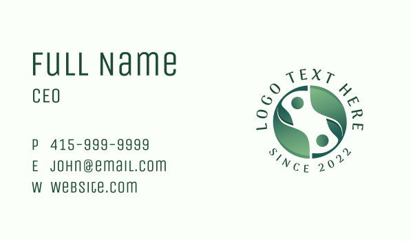 Leaf Eco Friendly Farm Business Card Design Image Preview