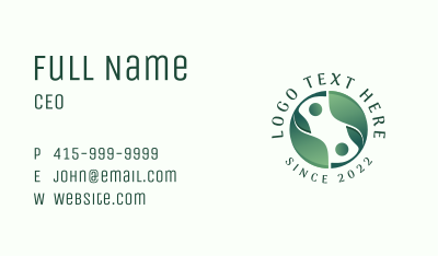 Leaf Eco Friendly Farm Business Card Image Preview