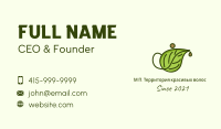 Leaf Teapot  Business Card Image Preview