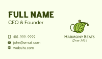 Leaf Teapot  Business Card Image Preview