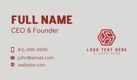 Red Cube Box Business Card Design
