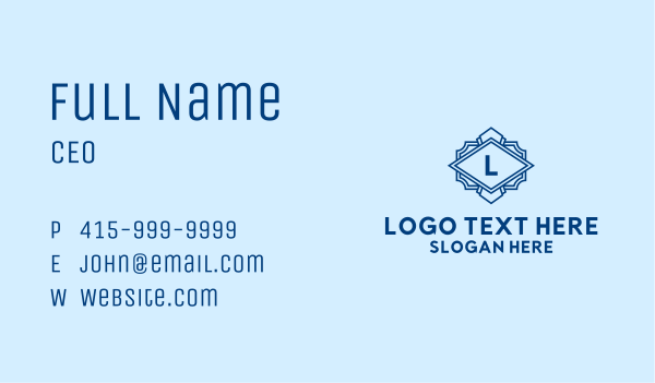 Professional Company Lettermark  Business Card Design Image Preview