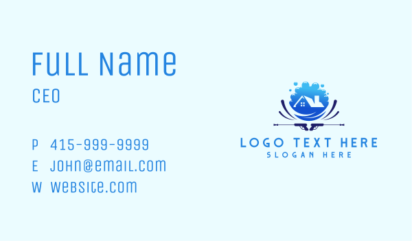 Roof Pressure Washing Business Card Design Image Preview