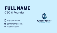 Rope Nautical Anchor Business Card Image Preview
