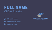 West Virginia Seneca Rock Valley Business Card Preview