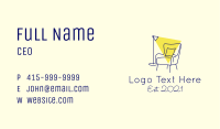 Lamp & Armchair Furniture Business Card Image Preview