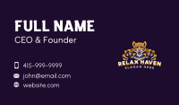 Leopard Claw Gaming Business Card Image Preview