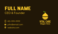 Lemon Juice Pulp Business Card Image Preview