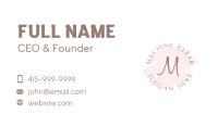 Feminine Brush Letter Business Card Image Preview