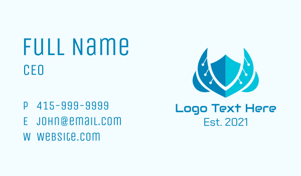 Anti Virus Winged Application Business Card Design Image Preview