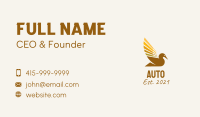 Farm Duck Animal  Business Card Image Preview