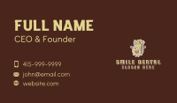 French Fries Mascot  Business Card Image Preview