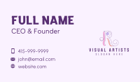 Fashion Letter R Business Card Image Preview
