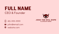 Red Evil Eye Business Card Image Preview