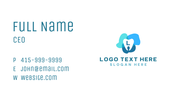 Orthodontics Teeth Clinic Business Card Design Image Preview