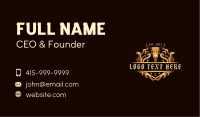 Bull Skull Horn Business Card Design