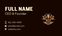 Bull Skull Horn Business Card Design