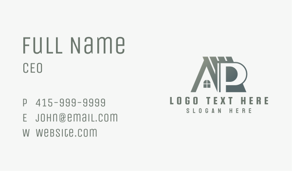 House Broker Letter P Business Card Design Image Preview