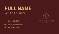 Luxury Floral Beauty Business Card Image Preview