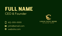 Feather Quill Publishing Letter C Business Card Preview