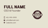 Hammer Nail Emblem Business Card Image Preview