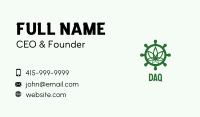 Green Marijuana Helm  Business Card Image Preview