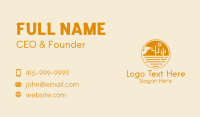 Camel Desert Valley Business Card Preview