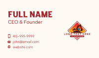 Excavator Digger Machinery Business Card Preview