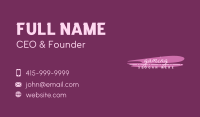 Signature Paintbrush Company Business Card Image Preview