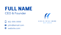 Corporate Aquatic Letter H  Business Card Image Preview