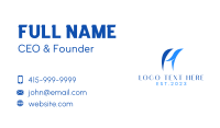 Corporate Aquatic Letter H  Business Card Preview