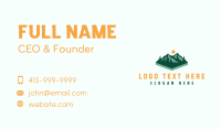 Mountain Peak Trekking  Business Card Image Preview