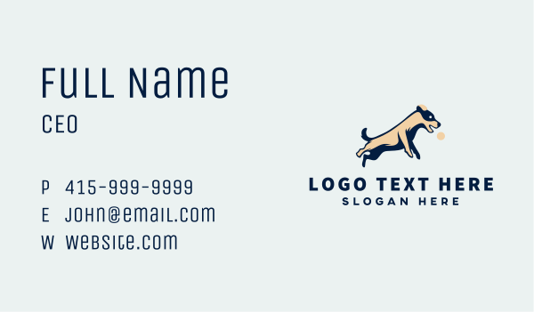 Puppy Dog Toy Business Card Design Image Preview