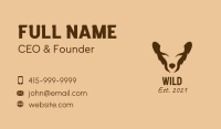 Brown Wild Bear Business Card Image Preview