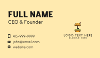 Burger Sandwich Letter Business Card Preview