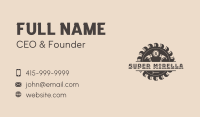 Hammer Saw Carpenter Business Card Image Preview