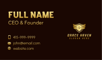Star Shield Wings Business Card Image Preview